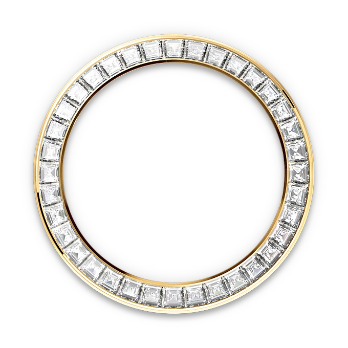 Diamantbesetzte Lünette