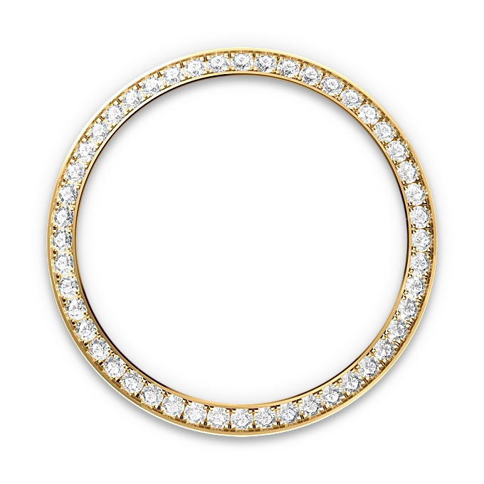 Diamantbesetzte Lünette