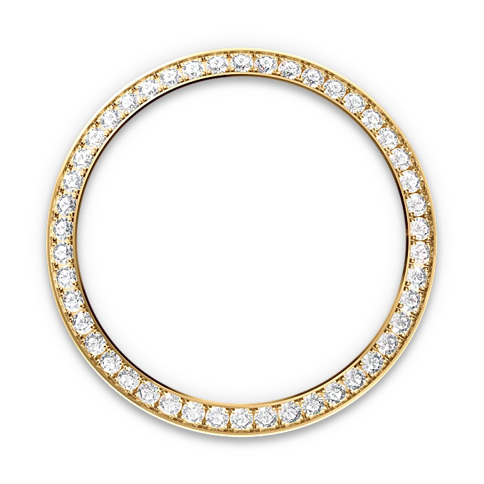 Diamantbesetzte Lünette