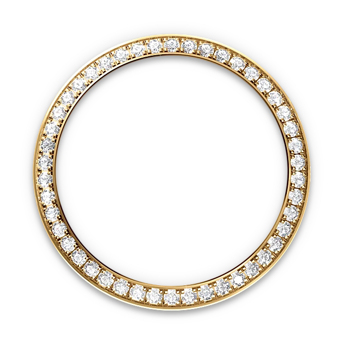 Diamantbesetzte Lünette